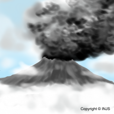 Le volcan explosif