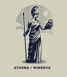 Athéna (Minerve dans la mythologie romaine)